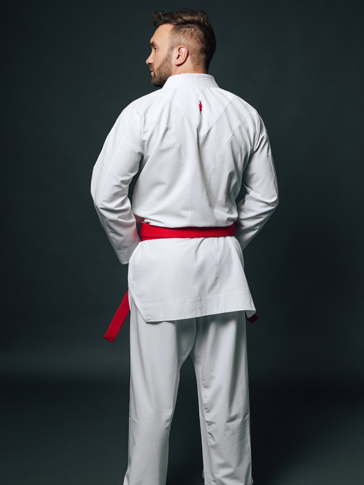Kit Dois Kimonos Adulto Force Kumite Azul e Vermelho Aprovado CBK