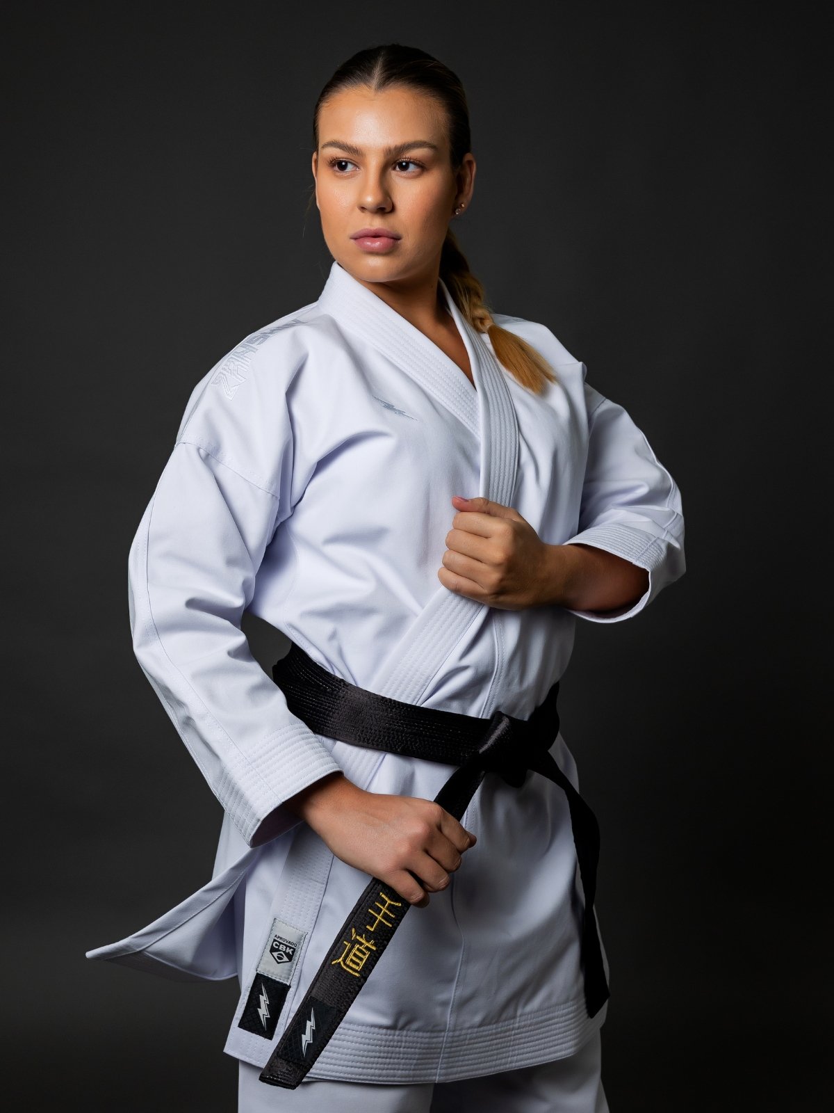 Kit Dois Kimonos Force Kata e Kumite Branco Aprovado CBK