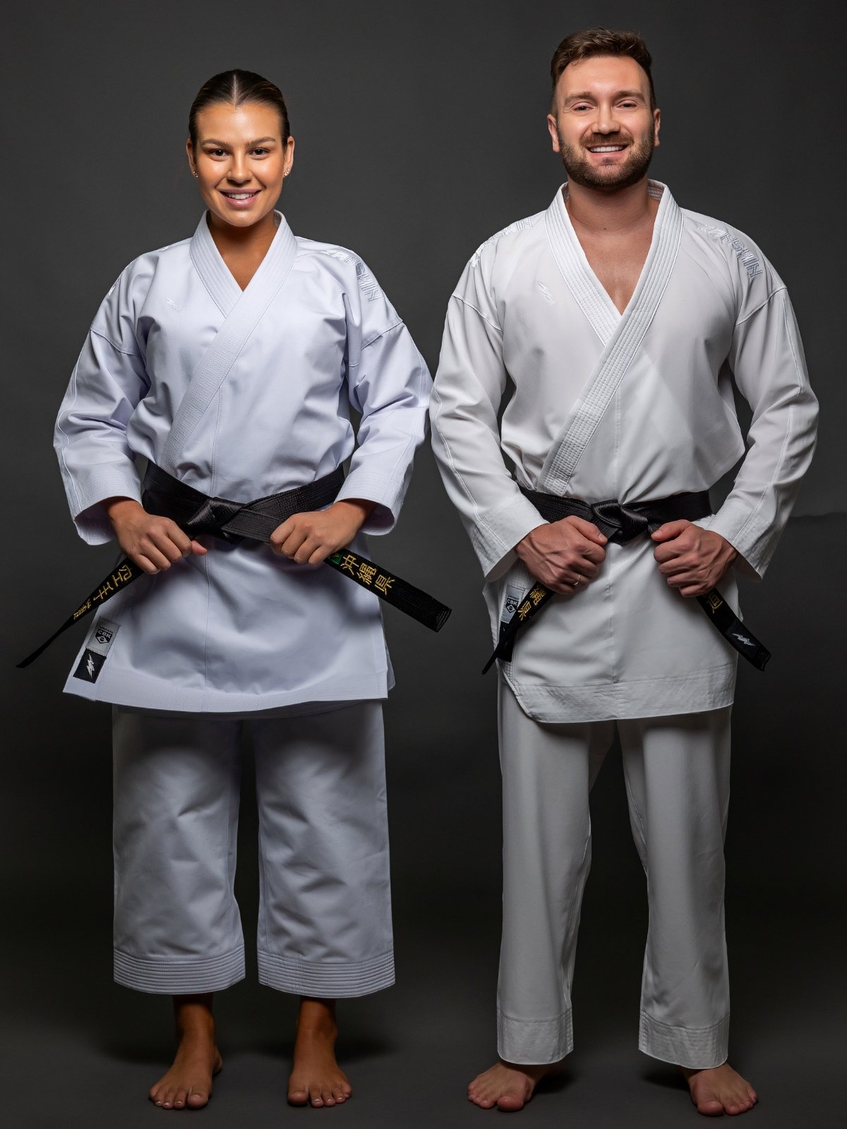 Kit Dois Kimonos Force Kata e Kumite Branco Aprovado CBK